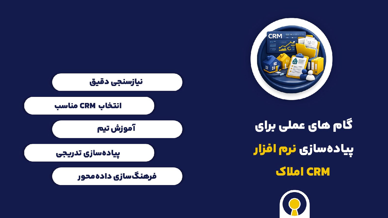 گام های عملی برای پیاده‌سازی نرم افزار CRM املاک